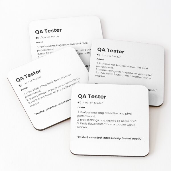 Item preview, QA Tester – Funny Job Definition designed and sold by Yuli Club.