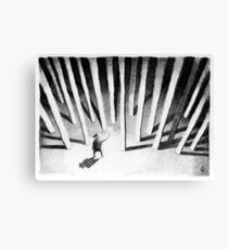 Night in the forest Canvas Print