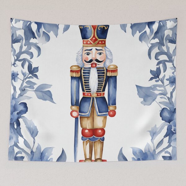 Item preview, Botanical Chinoiserie Nutcracker Noël designed and sold by TheChinoiserie.
