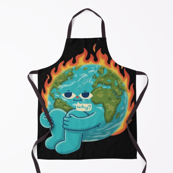 Item preview, Earth on Fire: Why? Global Warming Awareness designed and sold by ArtPandax.