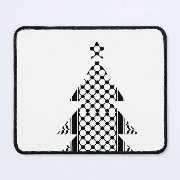 Item preview, Palestine Christmas Tree | Palestinian Kufiya Pattern designed and sold by Qantara Art Gallery.