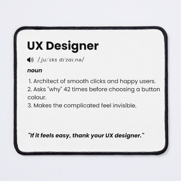 Item preview, UX Designer Gift – Funny Job Definition designed and sold by Yuli Club.