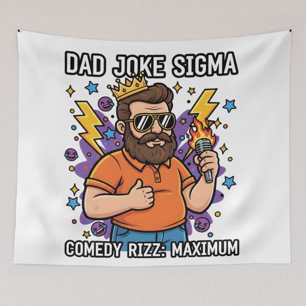 Item preview, Dad Joke Sigma Comedy Rizz Legend designed and sold by AnnDesignStudio.