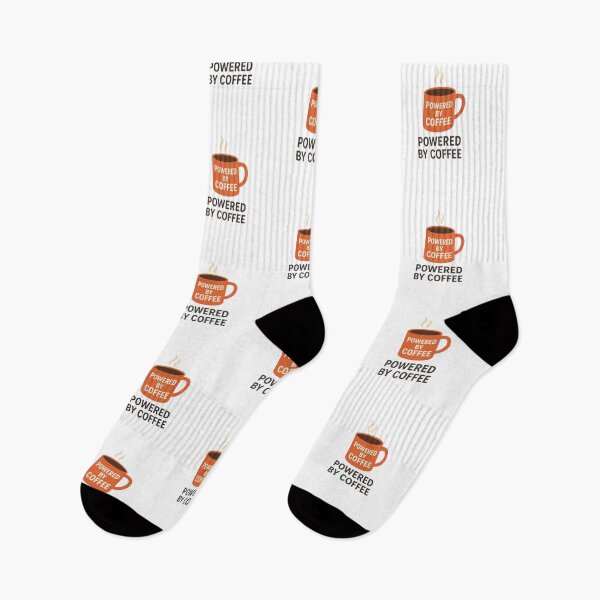 Item preview, Powered by Coffee – Funny Coffee Lover Design designed and sold by Motivive.