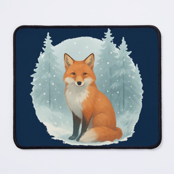 Item preview, Winter Fox in Snowy Forest - Cute Christmas Animal designed and sold by PunchDrop.
