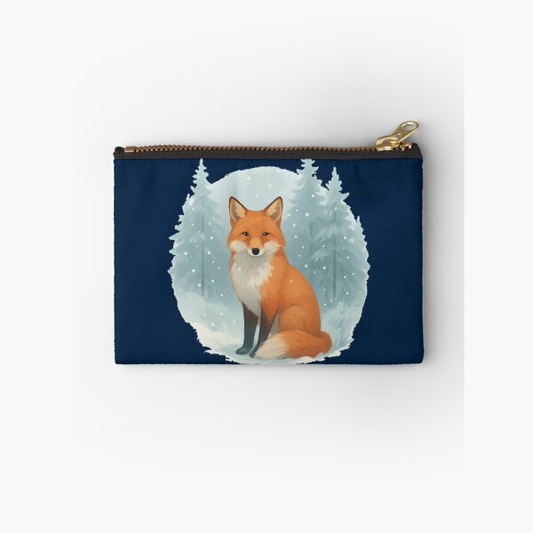 Item preview, Winter Fox in Snowy Forest - Cute Christmas Animal designed and sold by PunchDrop.