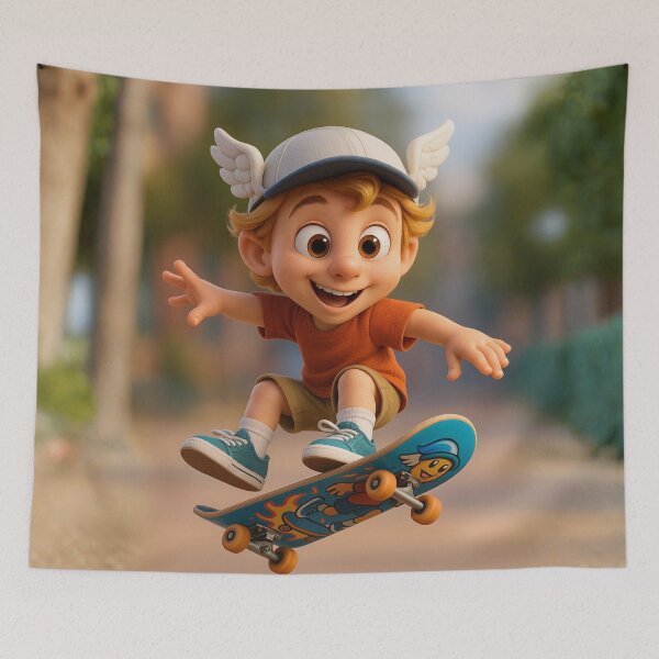 Item preview, Skater God Hermes designed and sold by Sillytoe.