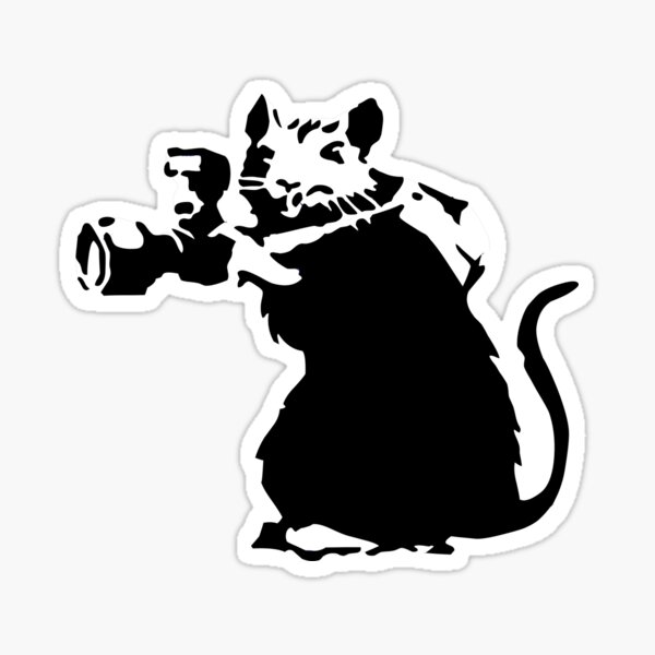 panda de Banksy Sticker