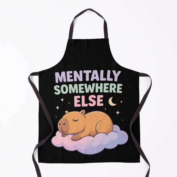 Item preview, Capybara – Mentally Somewhere Else | Cute Pastel Aesthetic designed and sold by MOAVE-Design.
