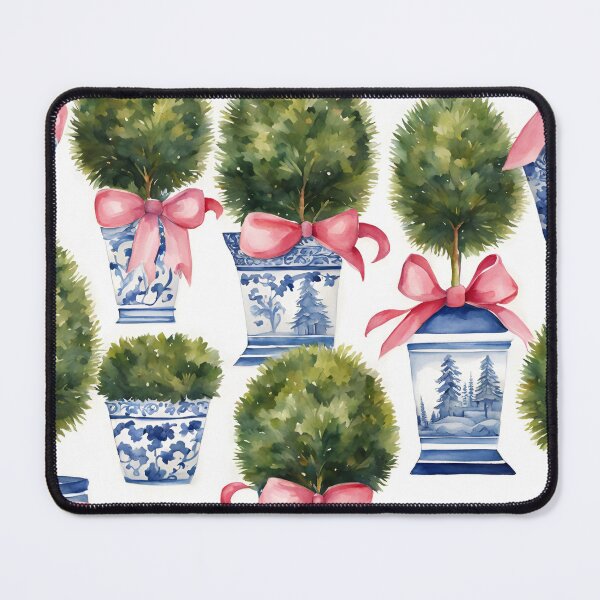 Item preview, Pink Bow Chinoiserie Topiary Garden designed and sold by TheChinoiserie.