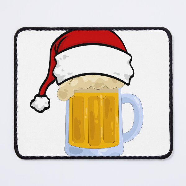 Item preview, Santa Beer Mug - Funny Christmas Drinking Design designed and sold by AbstractPillows.