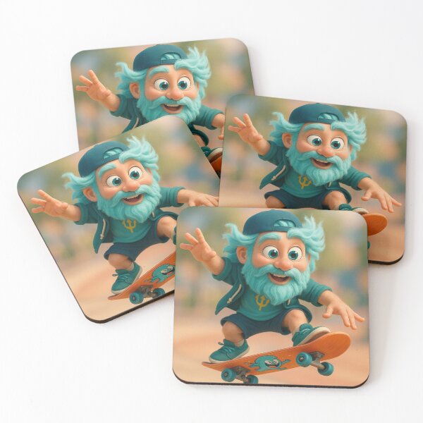 Item preview, Skater God Poseidon designed and sold by Sillytoe.