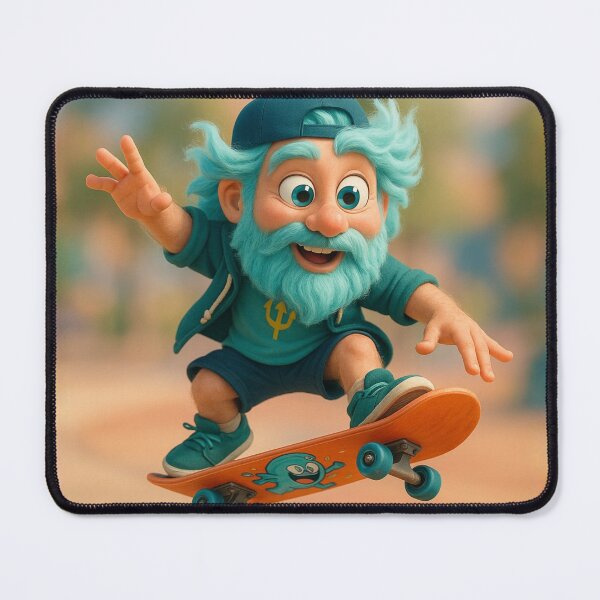 Item preview, Skater God Poseidon designed and sold by Sillytoe.