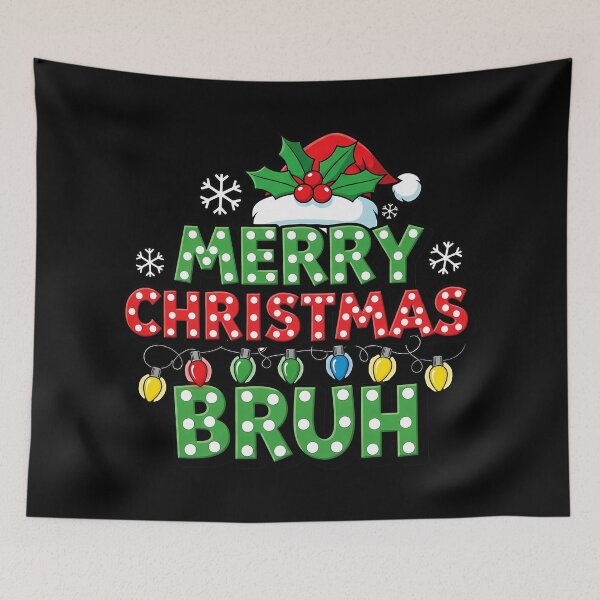 Item preview, Merry Christmas Bruh Funny Holiday Family Group Matching Pjs designed and sold by KristenosNehk.