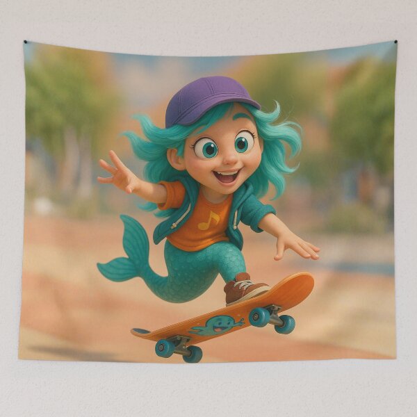 Item preview, Skater God Siren designed and sold by Sillytoe.