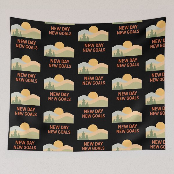 Item preview, New day - New goals designed and sold by Motivive.