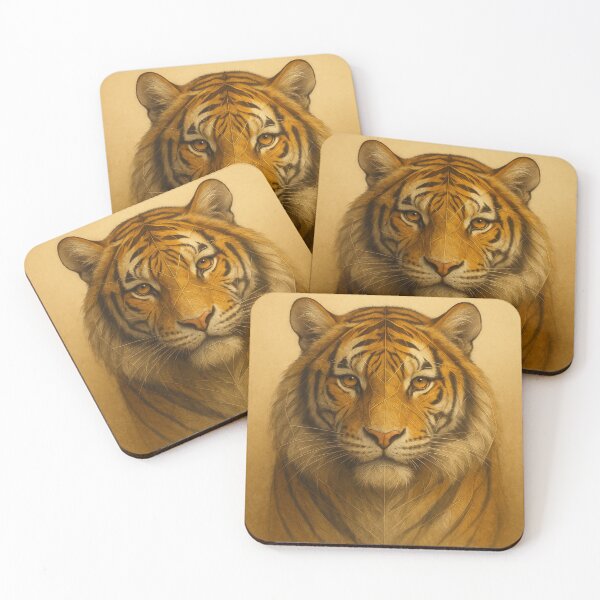 Item preview, GeoRealism Tiger — Structure Meets Soul designed and sold by GeoWild Designs.