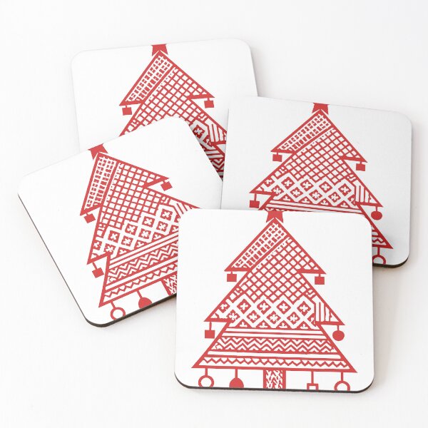 Item preview, Copy of Palestine Christmas Tree | Palestinian Tatreez Pattern  designed and sold by Qantara Art Gallery.