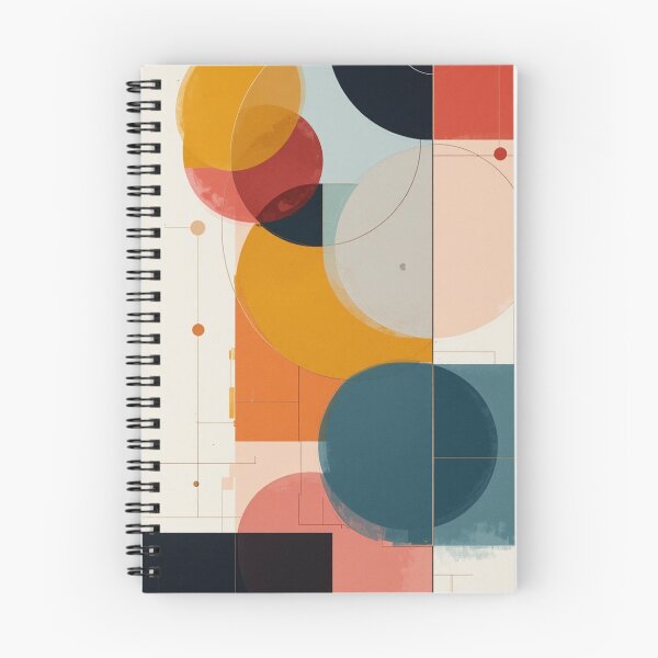 Item preview, Bauhaus Primary: Geometric Color Fields in Navy, Mustard and Crimson Red designed and sold by mrpuchleitner.