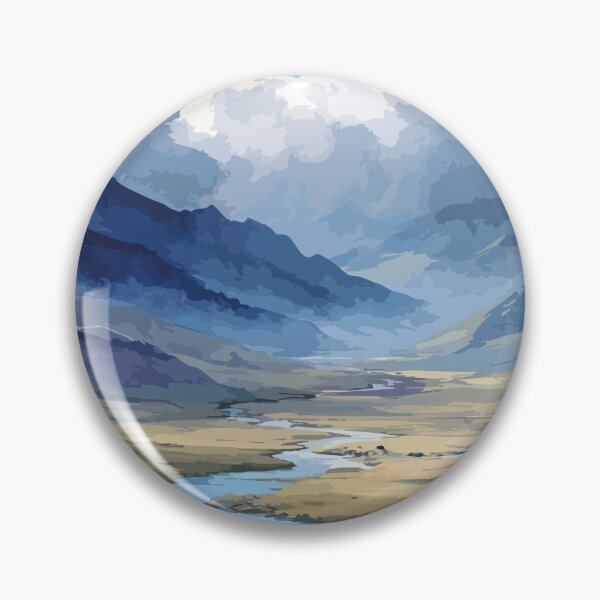 Item preview, Anderson River Northwest Territories Vintage Wilderness Art designed and sold by TuncGK.