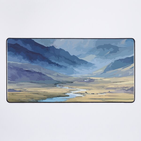 Item preview, Anderson River Northwest Territories Vintage Wilderness Art designed and sold by TuncGK.