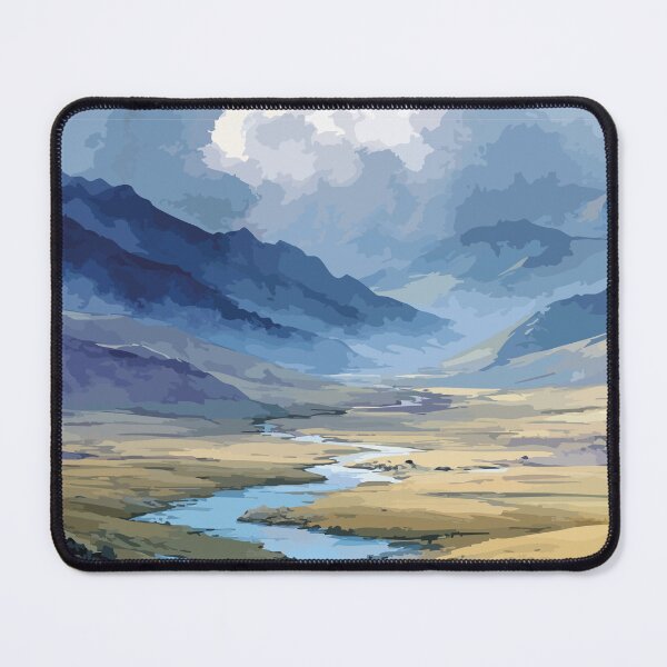 Item preview, Anderson River Northwest Territories Vintage Wilderness Art designed and sold by TuncGK.