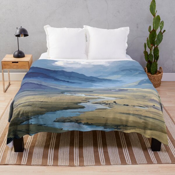 Item preview, Anderson River Northwest Territories Vintage Wilderness Art designed and sold by TuncGK.