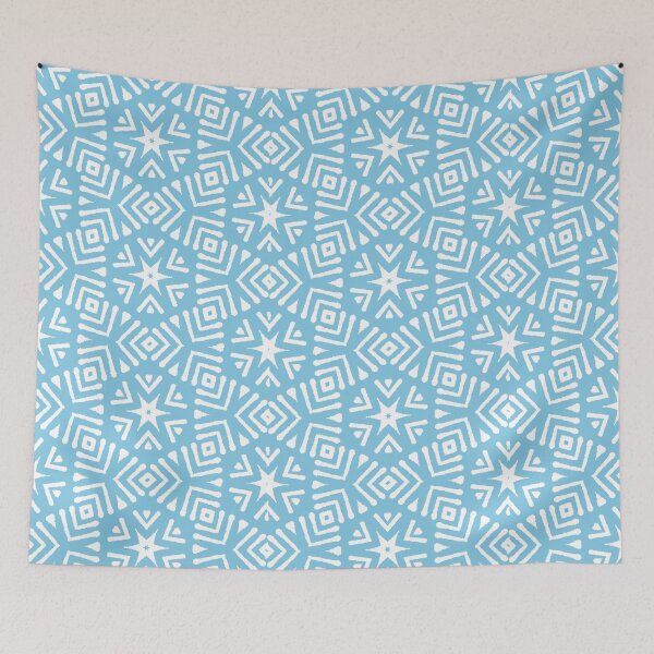 Item preview, African Print blue and white designed and sold by Studio CB.