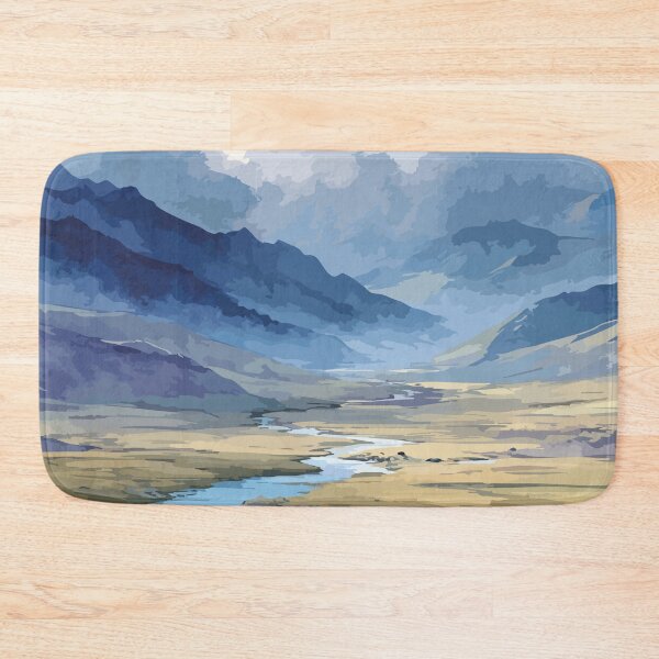 Item preview, Anderson River Northwest Territories Vintage Wilderness Art designed and sold by TuncGK.