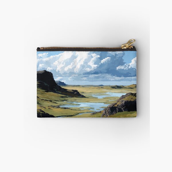 Item preview, Aulavik National Park Northwest Territories Retro Tundra Art designed and sold by TuncGK.