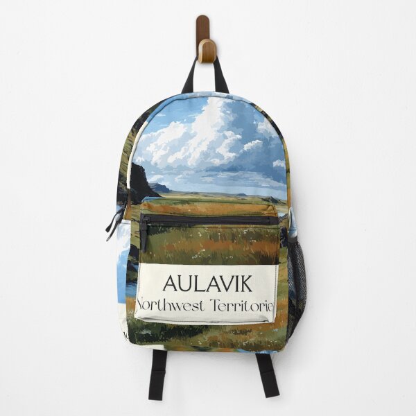 Item preview, Aulavik National Park Northwest Territories Retro Tundra Art designed and sold by TuncGK.