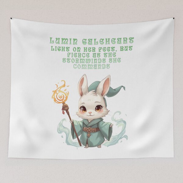 Item preview, Lumin – Wind-Whispering Rabbit Mage designed and sold by Monzora.