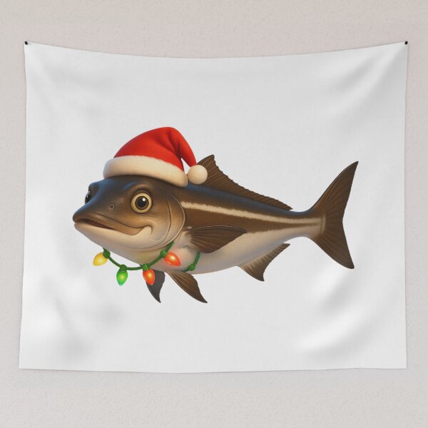 Item preview, Christmas Cobia Fish designed and sold by Sillytoe.