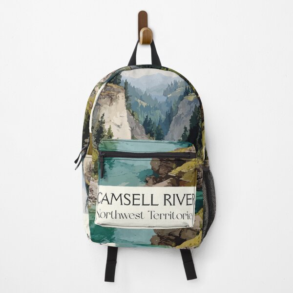 Item preview, Camsell River Northwest Territories Retro Canyon Artwork designed and sold by TuncGK.