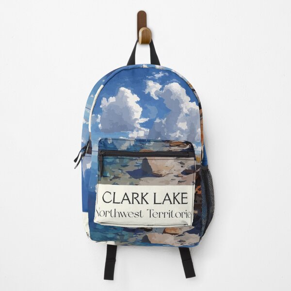 Item preview, Arte retro reflectante del lago Clark, Territorios del Noroeste designed and sold by TuncGK.