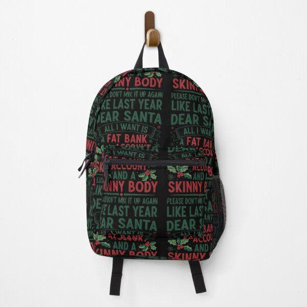 Item preview, Dear Santa All I Want Is A Fat Bank Account And A Skinny Body designed and sold by KristenosNehk.
