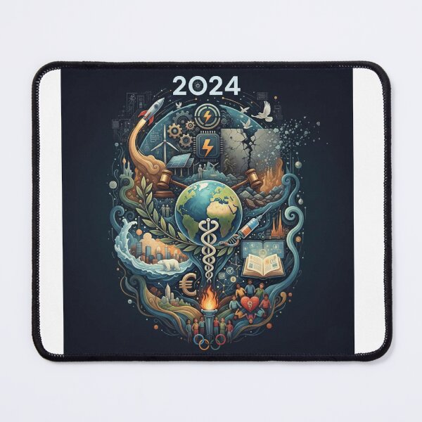 Item preview, 2024 World Portrait – Abstract Historical Art designed and sold by HumanBillboard.