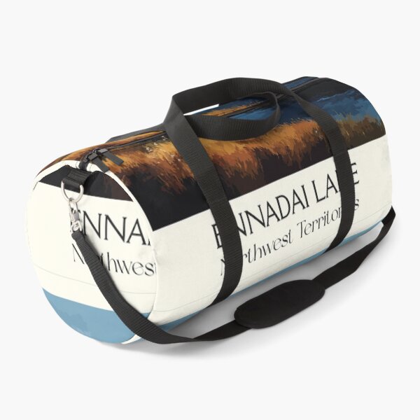 Item preview, Ennadai Lake Northwest Territories Retro Tundra Lake Art designed and sold by TuncGK.