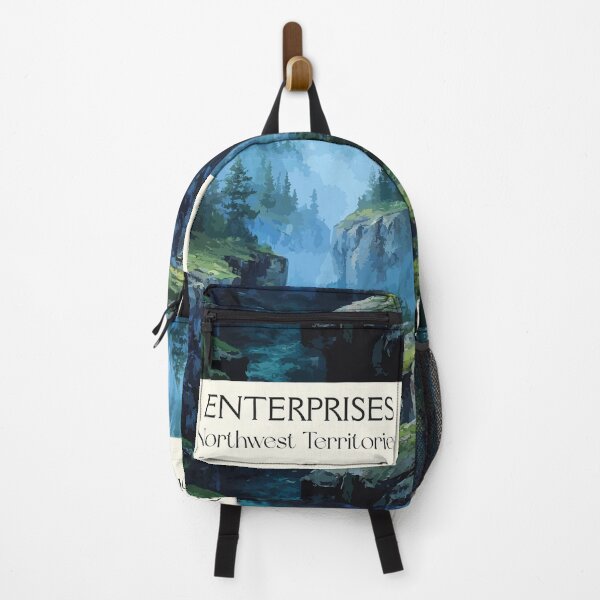 Item preview, Enterprises Northwest Territories Retro Forest Gorge Artwork designed and sold by TuncGK.