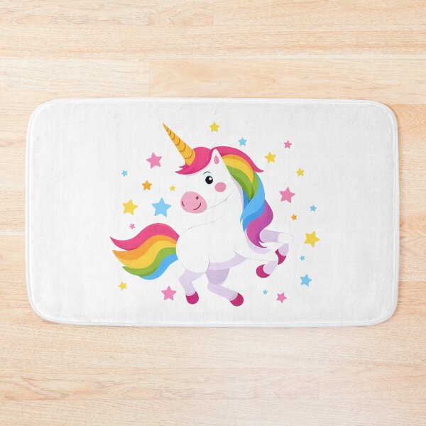Item preview, Unicorn with Rainbow Stars Jumping Rainbow Unicorn Illustration designed and sold by bestggraphico.