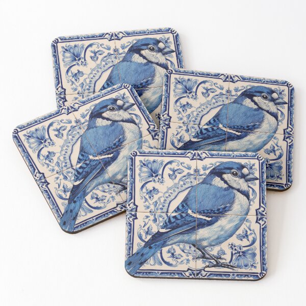 Artikelvorschau, Blauer Vogel aus Azulejos/ Fliesen entworfen und verkauft von regiaart.