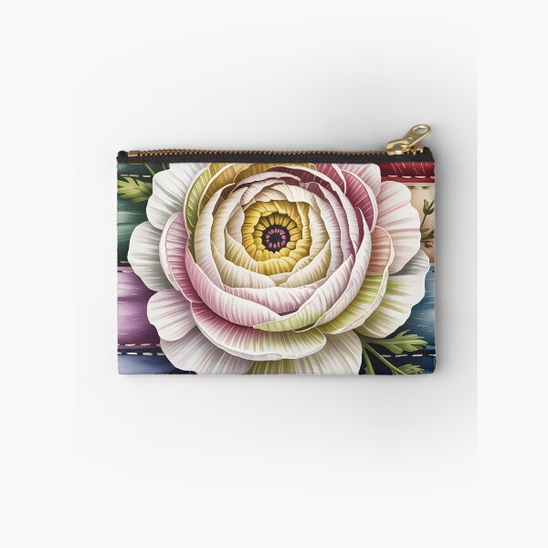 Item preview, White Ranunculus Patchwork designed and sold by JessArty.