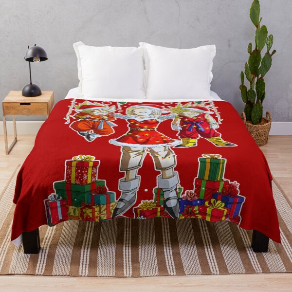 Item preview, Funny Christmas Anime Family – Holiday Lights & Presents Artwork designed and sold by Artistic canvas store.