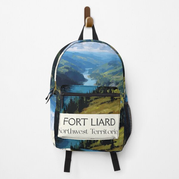 Item preview, Fort Liard Northwest Territories Retro Valley Landscape designed and sold by TuncGK.