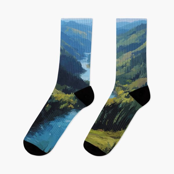 Item preview, Fort Liard Northwest Territories Retro Valley Landscape designed and sold by TuncGK.