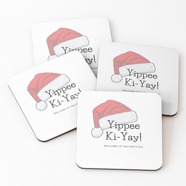 Item preview, Yippee Ki-Yay Die Hard Christmas - Santa Hat Design designed and sold by AbstractPillows.