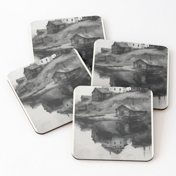 Item preview, Fort Simpson Northwest Territories Vintage Riverside Artwork designed and sold by TuncGK.