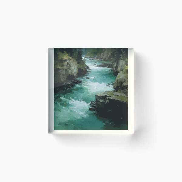 Item preview, Fort Smith Northwest Territories Retro River Valley Art designed and sold by TuncGK.