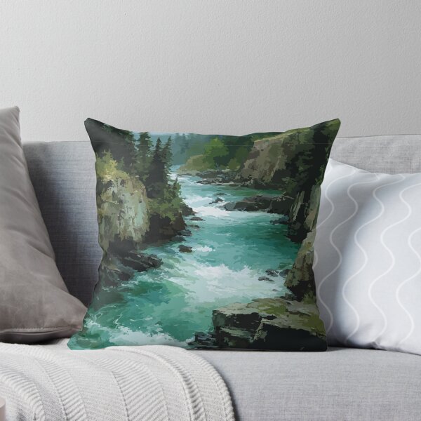 Item preview, Fort Smith Northwest Territories Retro River Valley Art designed and sold by TuncGK.