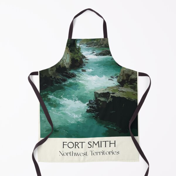 Item preview, Fort Smith Northwest Territories Retro River Valley Art designed and sold by TuncGK.